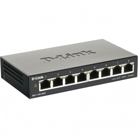 D-Link DGS-1100-08V2/E 8-portine Layer2 gigabitine nutikas lüliti