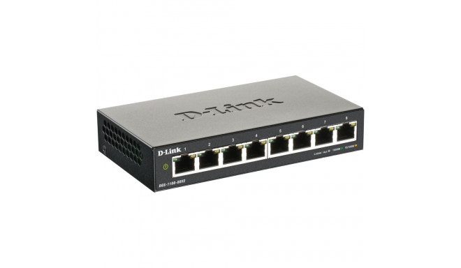 D-Link DGS-1100-08V2/E 8-pordiline Layer2 gigabit nutikas lüliti