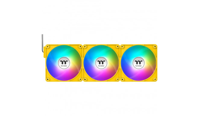 Thermaltake CT140 EX Reverse Fan bumblebee 3-pack ARGB sünkroniseeritav
