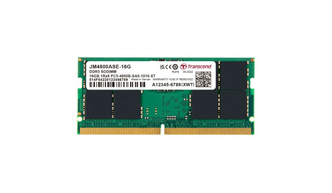 Transcend JetRAM DDR5 4800 16GB SO-DIMM