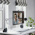 Alogic Glide paindlik ühe käega monitorihoidik 17-35 valge