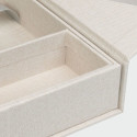 ZEP Box USB Lodi D     23x12,5x5 Leinen Box für Fotos/USB  BY546D