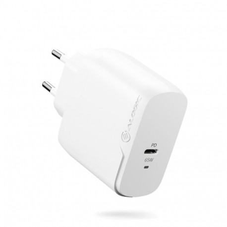 Alogic Rapid Power 65W USB-C PD kiire GaN laadija + USB-C kaabel 2m