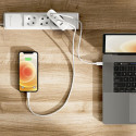 Alogic Rapid Power 100W 4-port kiire GaN laadija +kaabel 2m valge