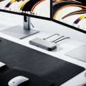 Alogic 100W USB-C DX3 kolmekordne 4K ekraan dokkimisjaam space gr
