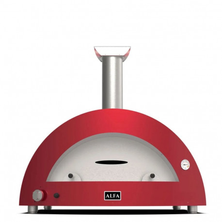 Alfa Forni Moderno 5 Pizze hübriid antiikpunane