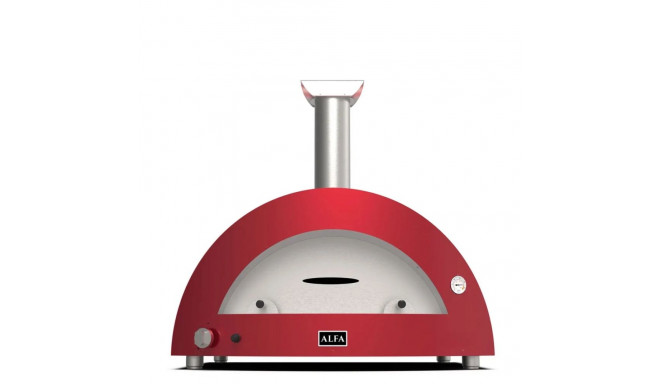 Alfa Forni Moderno 5 Pizze hübriid antiikpunane