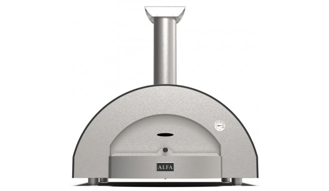 Alfa Forni Classico 4 Pizze Hybrid Schiefer Grau