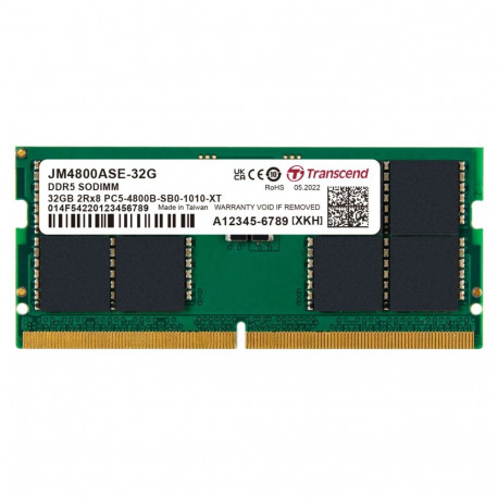 Transcend JetRAM DDR5 4800 32GB SO-DIMM mälu