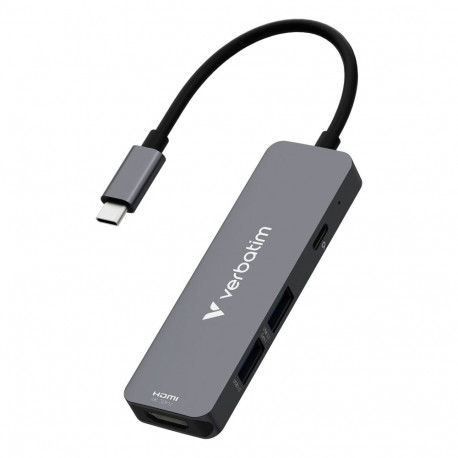 Verbatim USB-C Essentials Multi- Port Hub 4 Port            32155