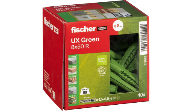 Fischer Universaldübel UX Green 8x50 R