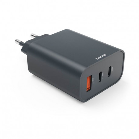 Hama Quick Charger PD 65W 2xUSB-C/1xUSB-A antratsiit 86445