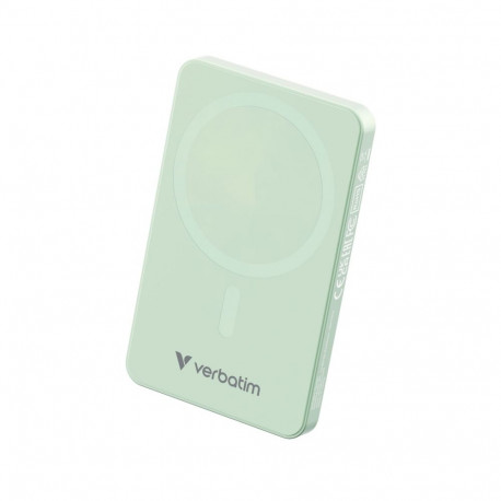 Verbatim Essential Power Bank magn.wirel. 5000mAh grün.  32226