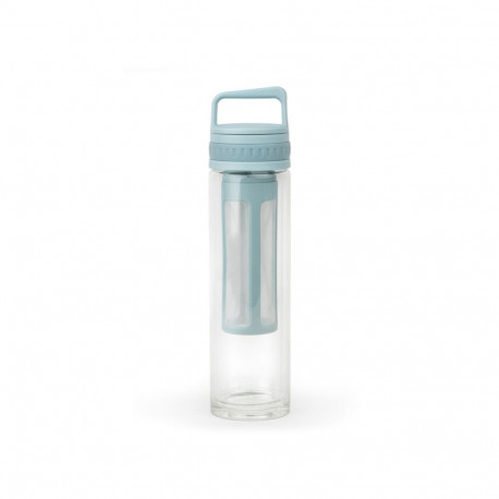 Leopold Vienna klaaspudel LV117020 Moshi 400ml topeltklaasist, mündiroheline