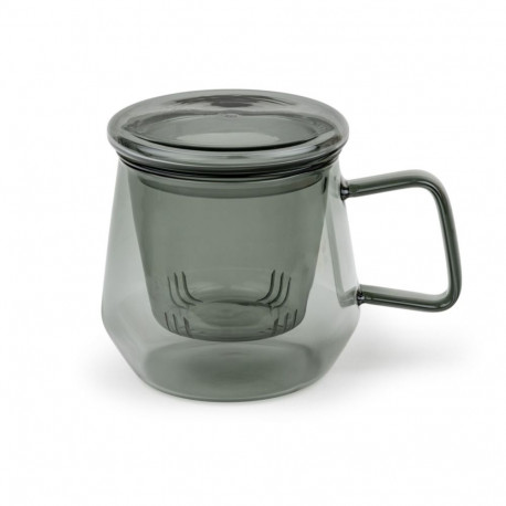 Bredemeijer Tea for one Livorno 350ml Glas schwarz 165041