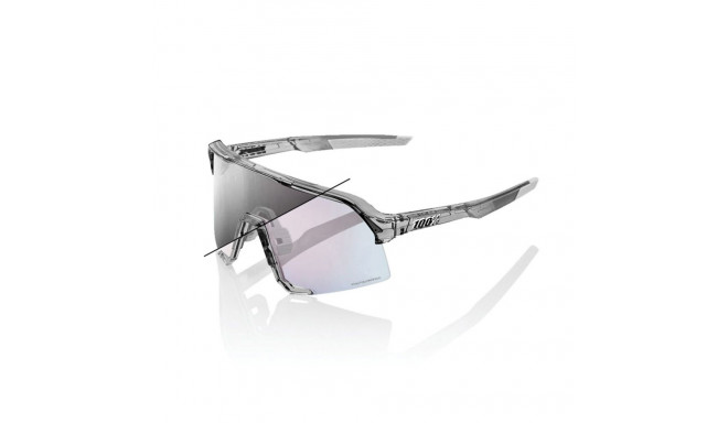 100percent S3 Photochromic Rose Gold Lens Polished Transl. Grey