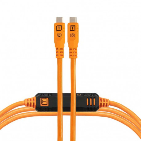 Tether Tools kaabel TetherPro USB-C Optima 10G sirge 4.6m, oranž