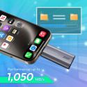 ADATA Externe SSD SC750 1TB Plug&Go hõbedane 1050/1000 ADATA Externe SSD SC750 1TB Plug&Go hõbedane 1050/1000