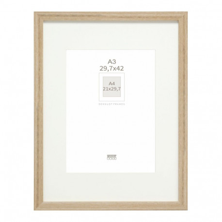 Deknudt S66KH1 P1 DIN A3 29,7x42 Wood oak with Passepartout