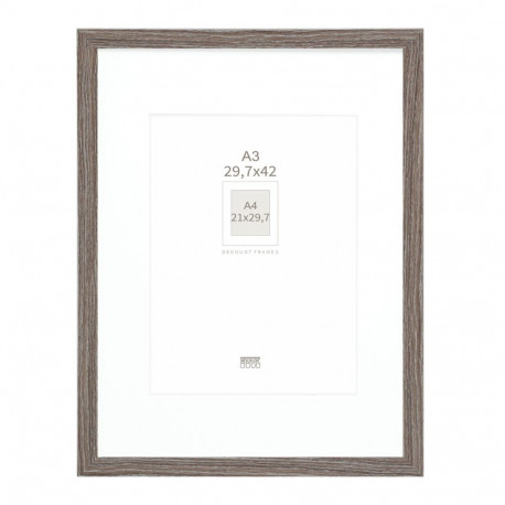 Deknudt S66KH3 P1 DIN A3 29,7x42 Wood grey with Passepartout