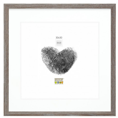 Deknudt S66KH3 P1          30x30 Wood grey with Passepartout