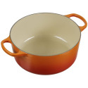 Le Creuset Signature ümmargune pajaroog 26 cm vulkaaniline