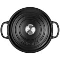 Le Creuset Signature ümmargune pajaroog 20 cm must