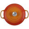 Le Creuset Signature ümmargune pajaroog 26 cm vulkaaniline