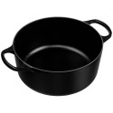 Le Creuset Signature ümmargune pajaroog 26 cm must