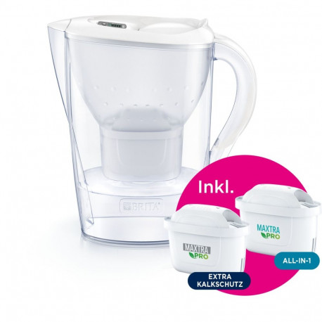 Brita Marella valge sisaldab 1x ALL-in-1, 1x lisalubi