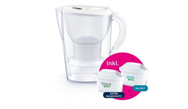 Brita Marella white incl. 1x ALL-in-1, 1x extra lime