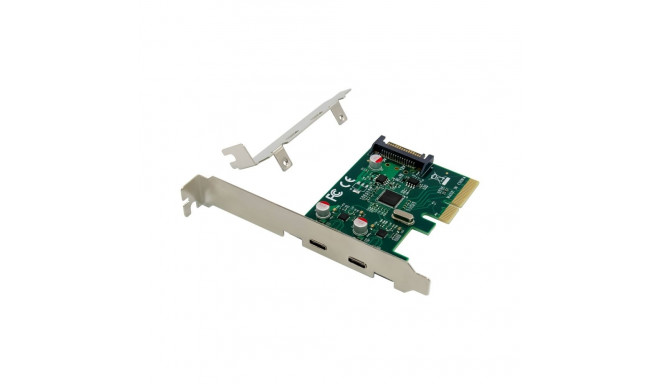 Conceptronic  2-Port USB 3.2 Gen 2 Type-C PCIe Card