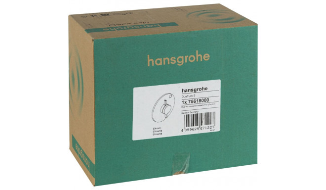 Hansgrohe DuoTurn S Mixer for concealed Instl.1 function chrom