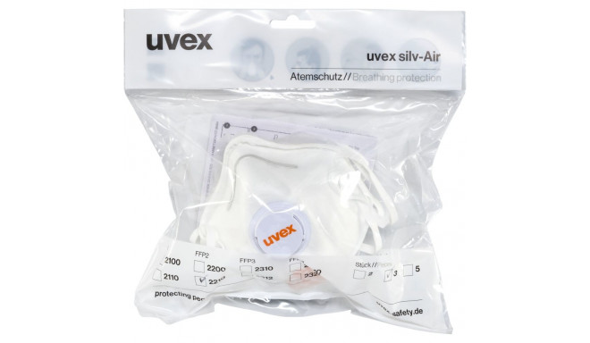 uvex silv-Air class.2210 FFP2 3x respiraator