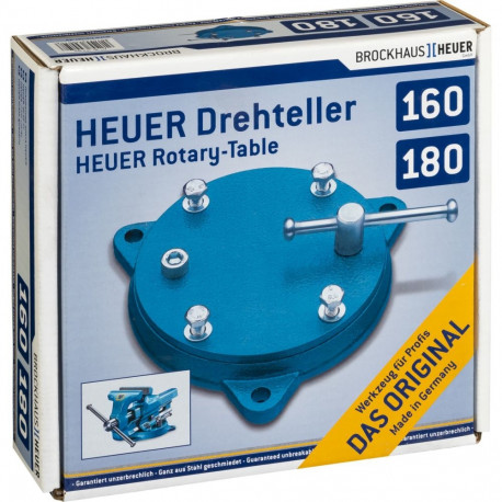 HEUER pöördplaat paralleelpingile 150 + 160 + 175