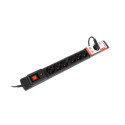 SURGE PROTECTOR ARMAC MULTI M9 1.5M 9X FRENCH OUTLETS BLACK