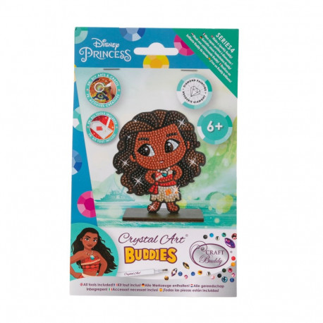 DISNEY PRINCESS Art set with crystals, Moana