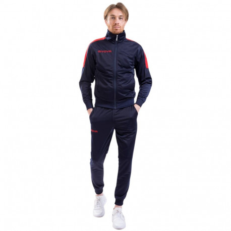 Givova spordidress Tuta Revolution TR033 0412 L, tumesinine-punane