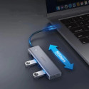 [RETURNED ITEM] Ugreen USB Type C HUB - 4x USB 3.2 Gen 1 with USB-C power port gray (CM219 70336)