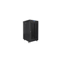 Lanberg | Rack cabinet 19" free-standing 22U/800x800 (flat pack) with glass door, LCD | FF01-8822-23