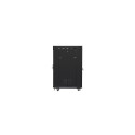 Lanberg 19" vabaltseisev 22U/800x800 (kokkupandav) klaasuksega rack-kapp, LCD FF01-8822-23BL must