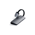 Satechi Dual multimeediaadapter USB-C jaam/replicaator (ST-TCDMMAM)