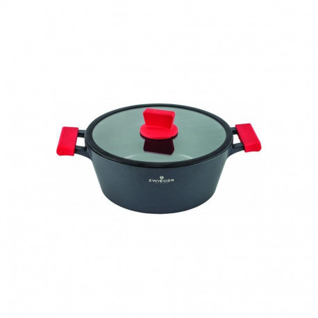 Zwieger Obsidian pott kaanega induktsioon 28x12cm 5,5 l