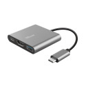 Adapter USB-C Dalyx 3-ühes/23772 Trust