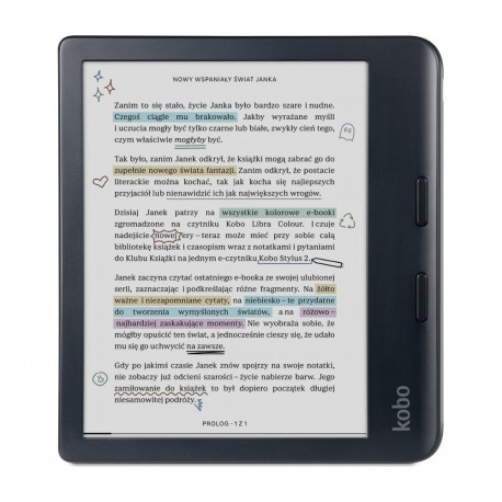 Kobo Libra Color luger must (N428-KU-BK-K-CK)