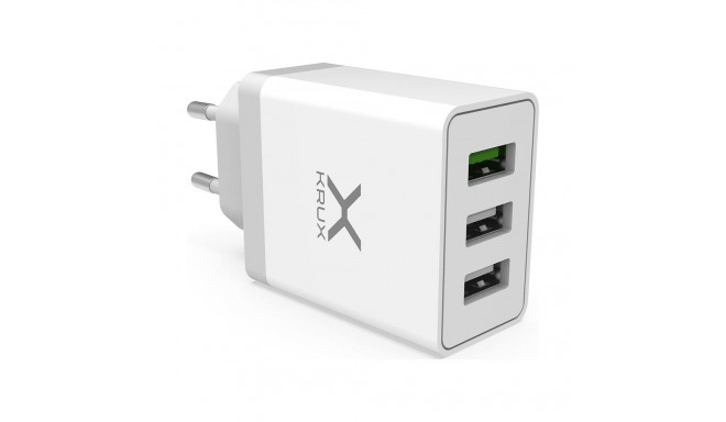 Krux KRX0065 laadija 3x USB-A 6 A (KRX0065)