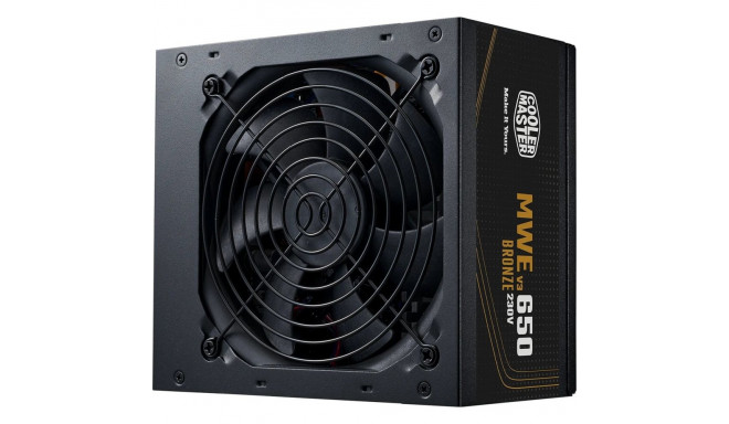 Cooler Master MWE Bronze 650 V3 230V power supply unit 650 W 24-pin ATX ATX Black