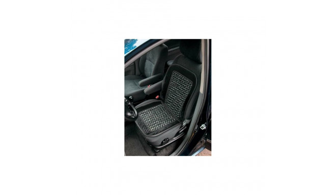 Seat cover massage beads black