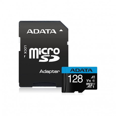 ADATA microSDXC/SDHC UHS-I Memory Card Premier 128 GB, microSDHC/SDXC, Flash memory class 10