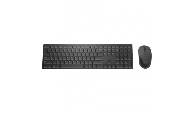 Dell Pro Keyboard and Mouse (RTL BOX) KM5221W Keyboard and Mouse Set, Wireless, Batteries included, 